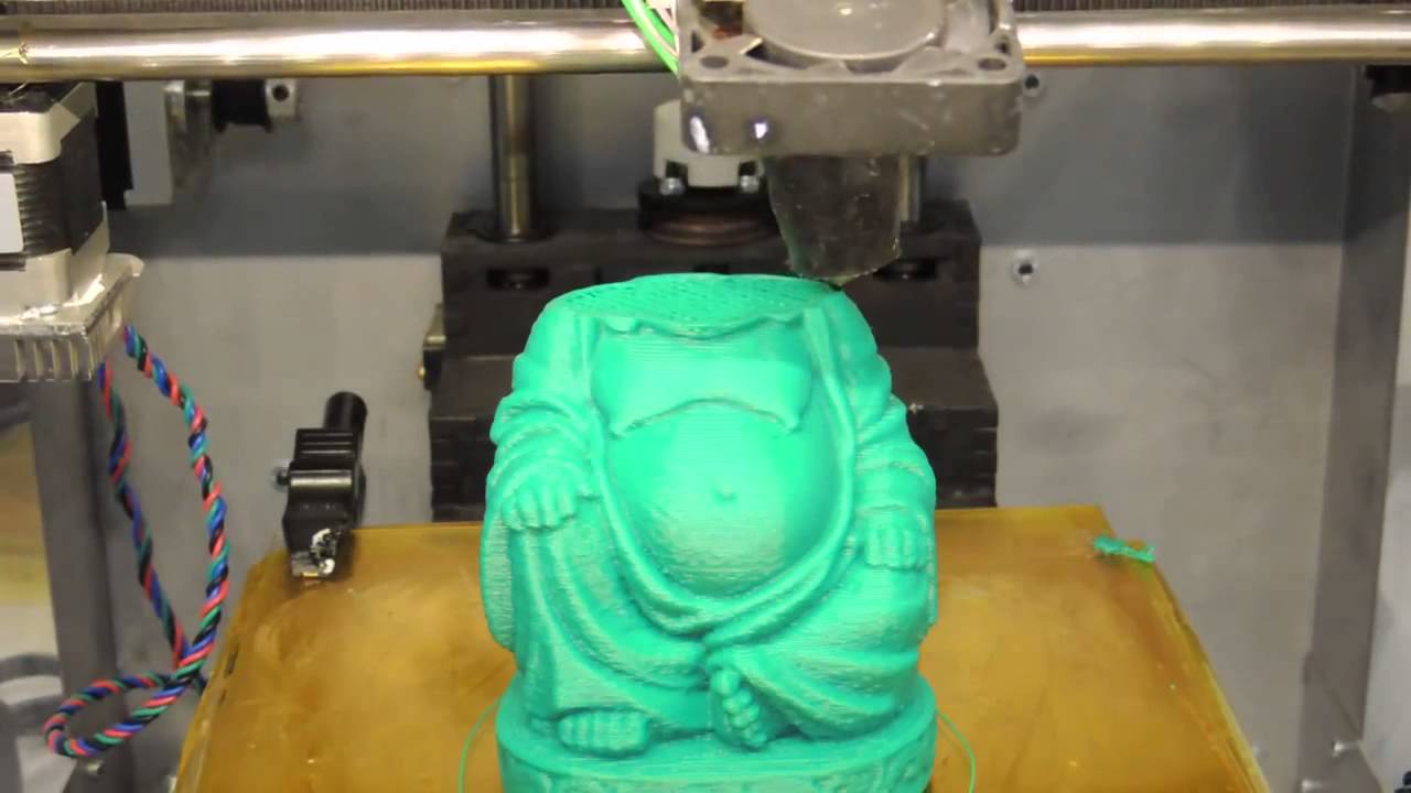 Buddha 3D printing - YouTube