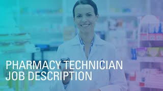 Pharmacy Technician Job Description