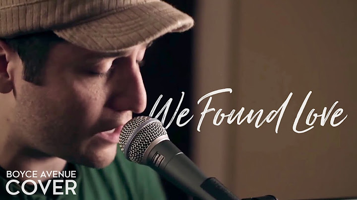 We Found Love Acoustic version - Acoustic performance video thumbnail