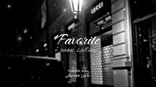 Vocals Only Favorite - Isabel Larosa بدون موسيقى