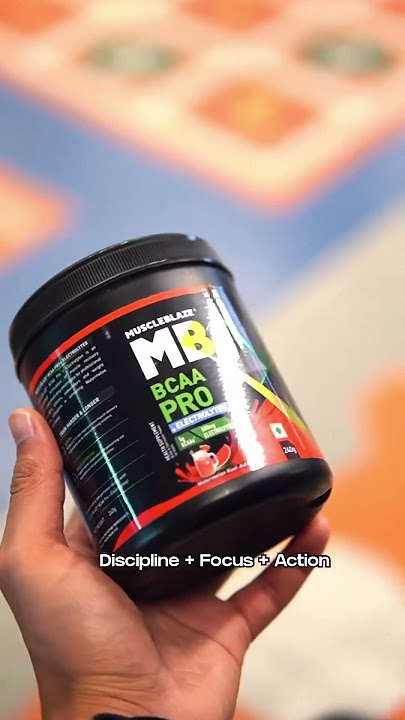 MB BCAA Pro : Intra-workout made for champs⚡️ #muscleblaze #ziddihoonmain