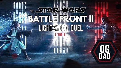 Obi-Wan VS. Darth Vader | Lightsaber Duel  : STAR WARS Battlefront 2