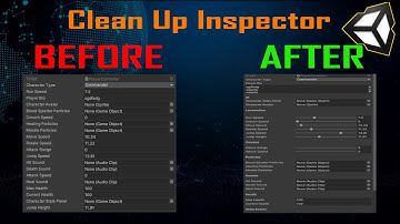 Clean up Unity Inspector mess! Unity Attributes