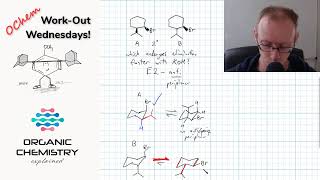 Carbocation rearrangement and Anti-periplanar arrangement for E2 elimination