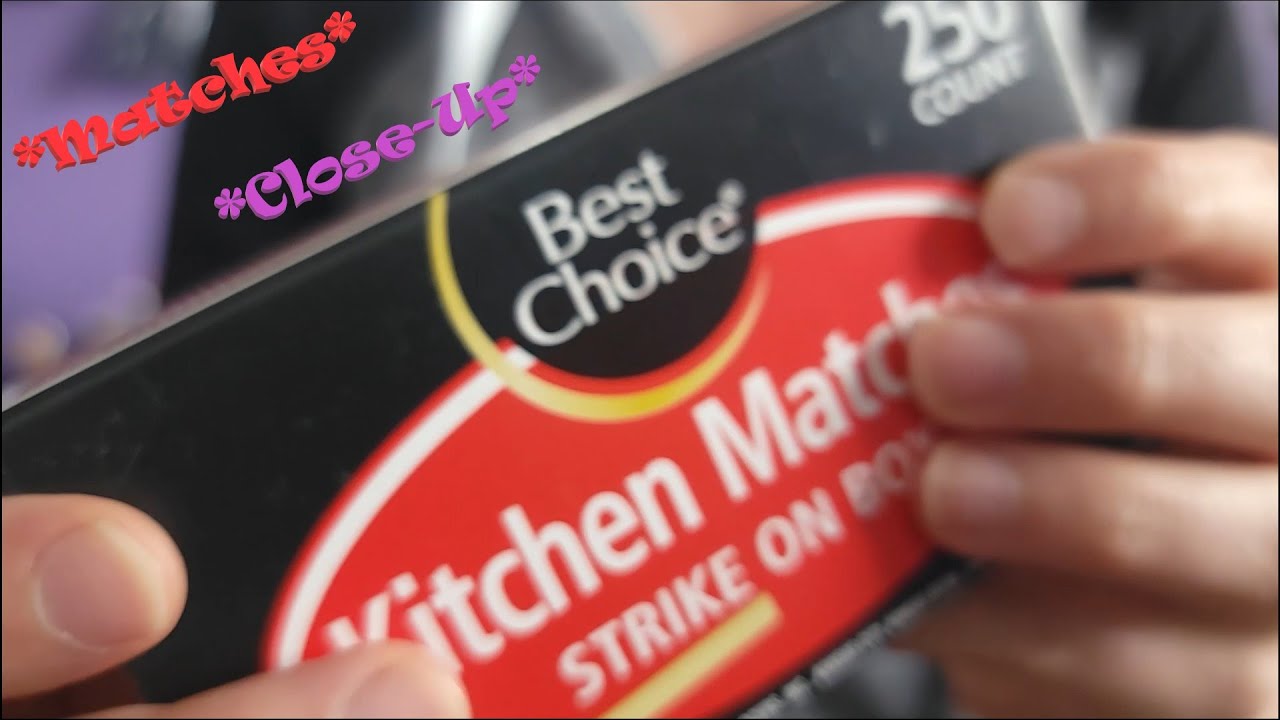 Close-Up Match Lighting ASMR (Soft-Spoken) *Striking Matches, Talking in ears, Personal Attention*