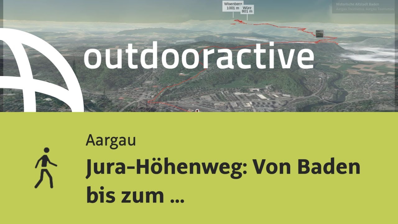 Wanderung im Aargau: Jura-Höhenweg: Von Baden bis zum Geissfluegrat