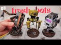 Recycling workshop waste into desktop robots!