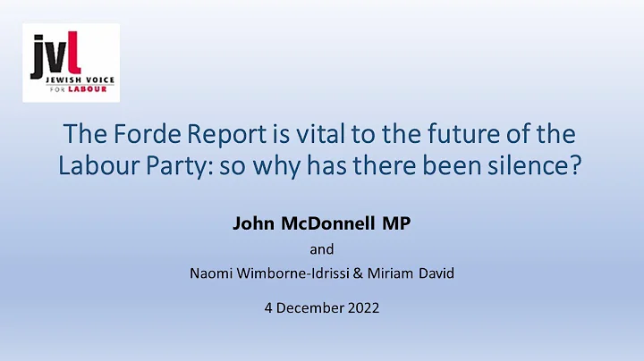 The Forde Report is vital to the future of the Lab...