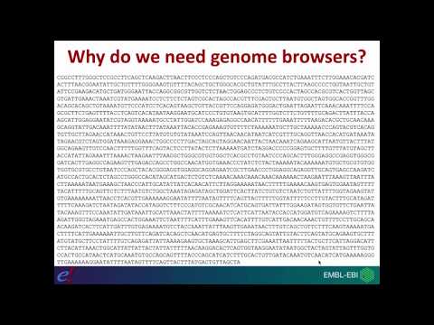 Introduction to the Ensembl Genome Browser - Webinar Series (2020): Webinar 1 - Introduction