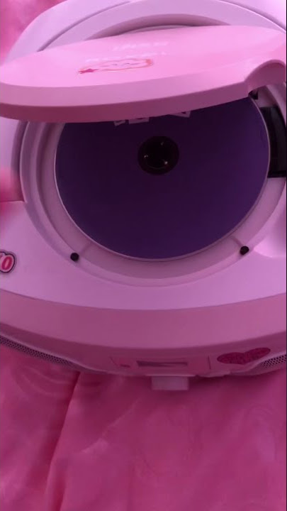 Y2K Aesthetic ASMR - Pink CD Player / Boombox !!