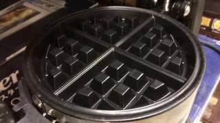 調理器具】クイジナート ダブルワッフルメーカー 2つ同時にワッフルが