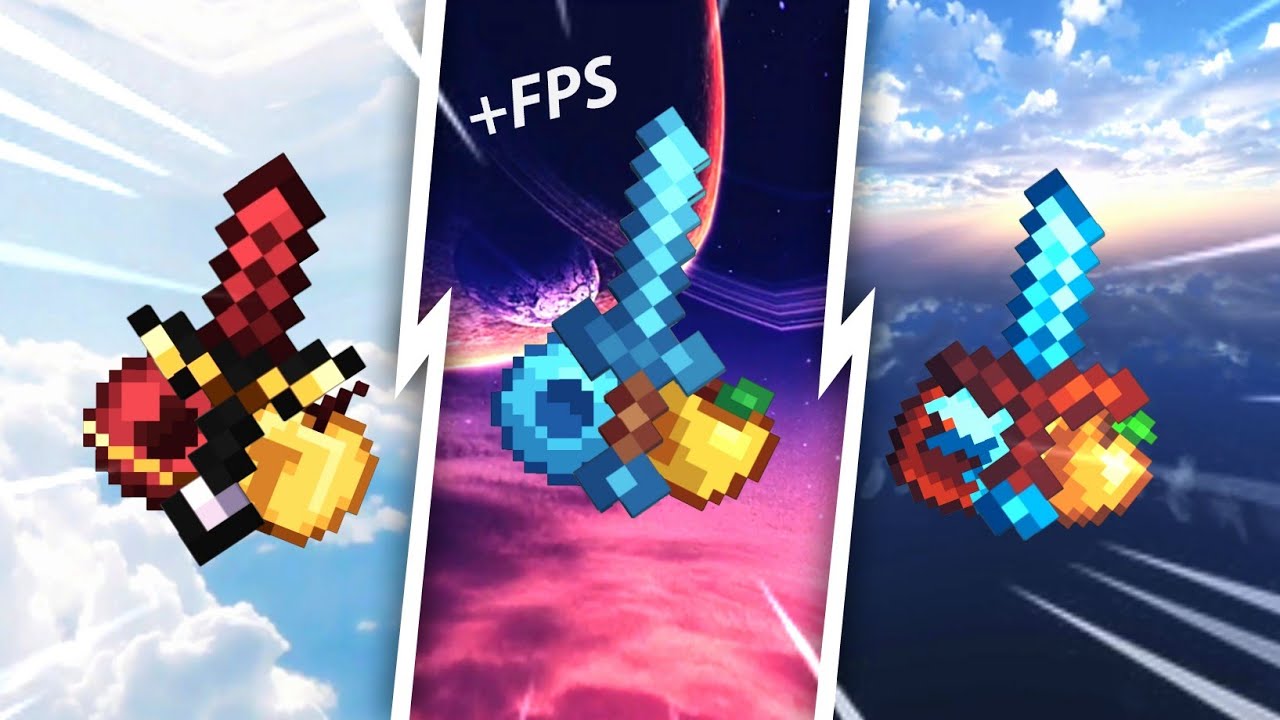 TOP 3 BEST 16x MCPE PVP TEXTURE PACKS 1.19+ | Minecraft Bedrock ...