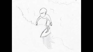 Surfin Animation ～パラパラマンガ　サーフィン～