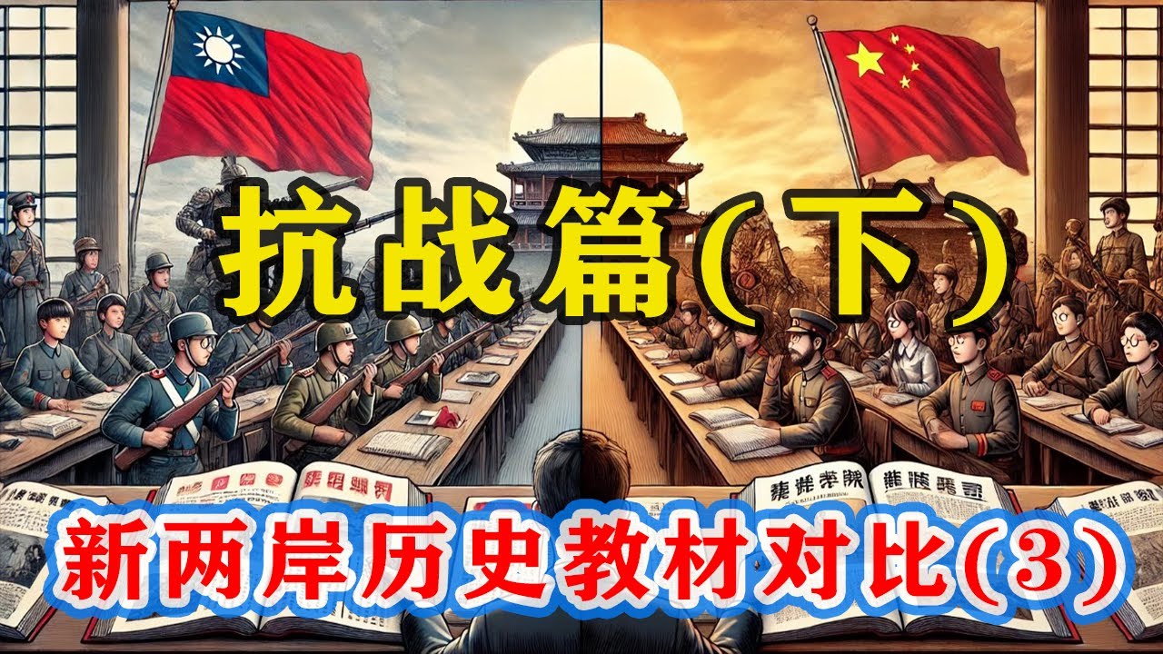 【新两岸历史教材对比03】三版台湾、大陆历史教材怎么描写抗战中的著名战役？抗战偏最大区别在哪？