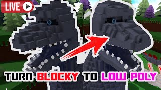 TURN YOUR BLOCKY BUILD INTO LOW POLY