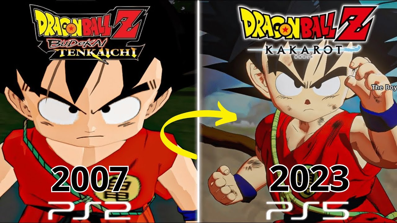 Games Dragon Ball Z - Evolução 2007-2023 (4K 60FPS) 