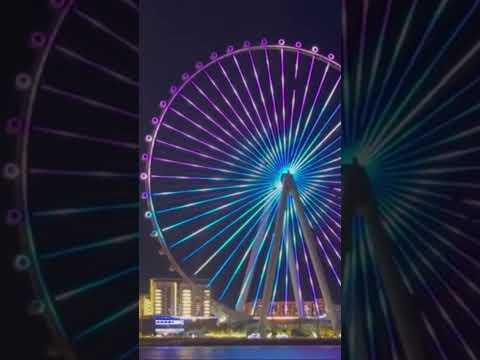 Видео: Колесо обозрения в Дубай 