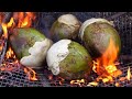 Coconut Chicken - Cooking Chicken In green Coconut In My Village - Healthy Chilli Chicken Recipes