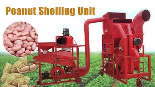 Combined Peanut Shelling Machine - High Efficient Groundnut Sheller with Cleaning Machine #peanuts
