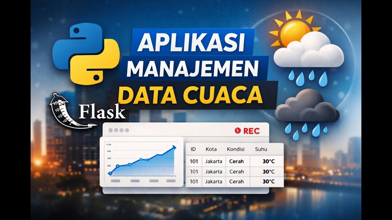 Demo Aplikasi Manajemen Data Cuaca | Python Flask & SQLite - YouTube