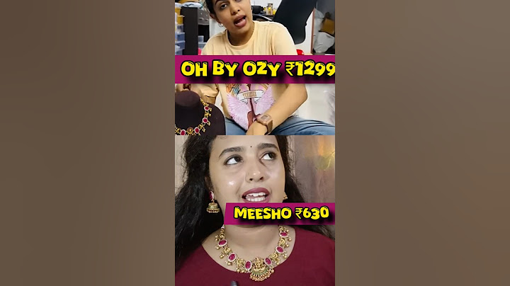 ❌𝗢𝗛 𝗕𝗬 𝗢𝗭𝗬 😱𝗠𝗘𝗘𝗦𝗛𝗢 #ohbyozyjewelleryreview #ohbyozy #ozytalkies #meesho #shorts #trending #jewellery