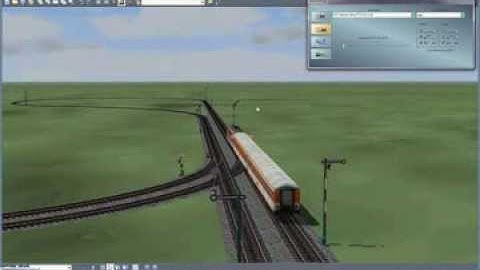 EEP-X Tutorial 41 - Two Track Turnout with Control Circuit - Part 3 - Test Drive with Manual Control