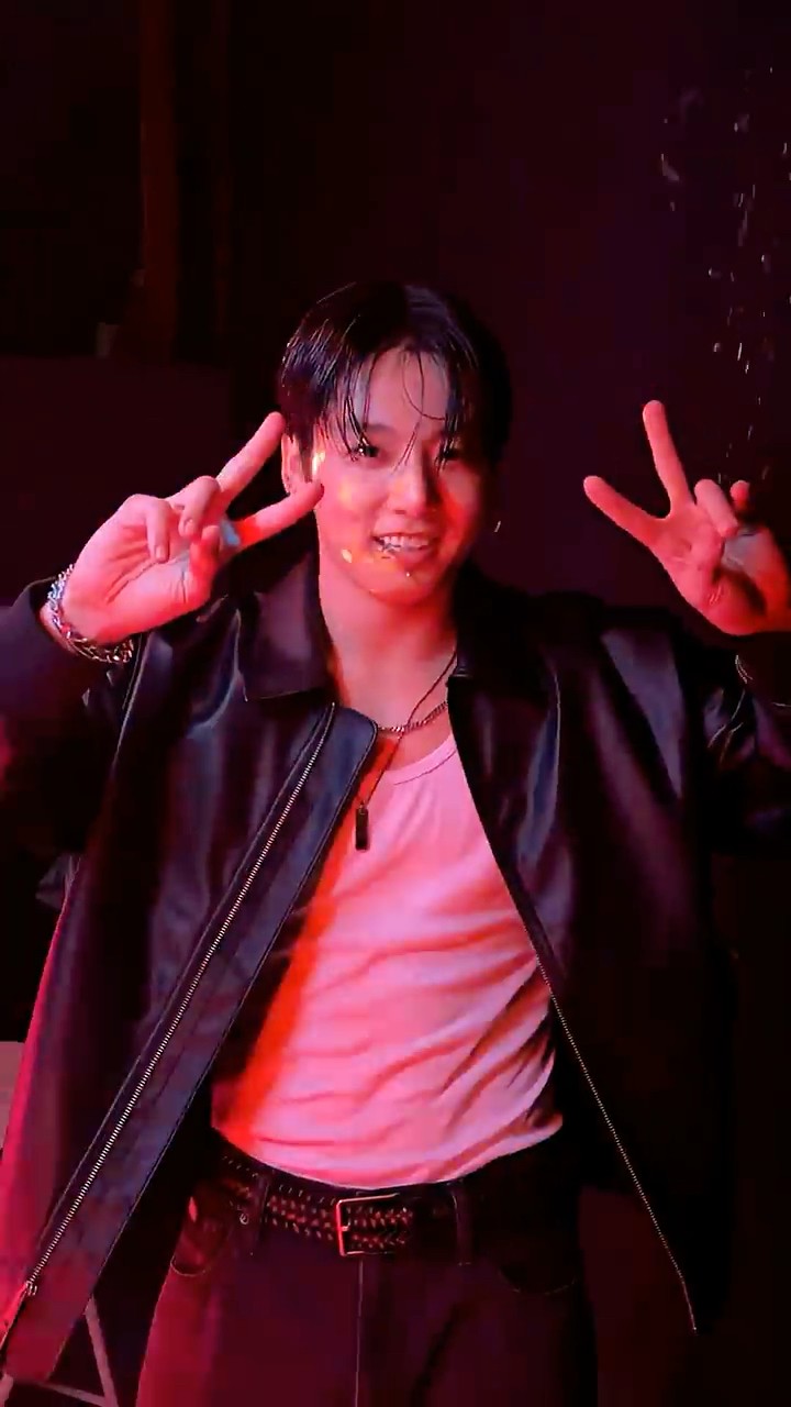 Jung Kook signs off for now. Iconic #calvinklein denim is here to