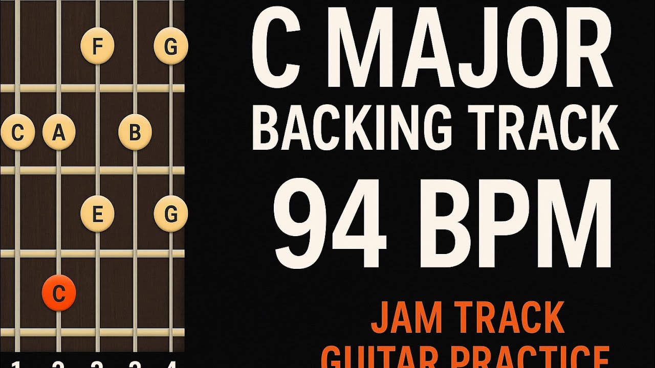 C Major Backing Track – 94 BPM | Scale & Jam Tracks - YouTube