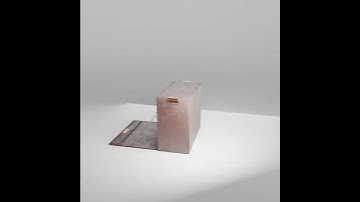 Vintage Fall Front Box with pigeon holes 3D model