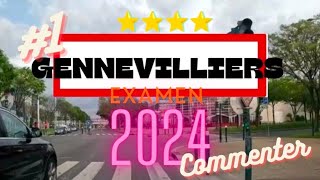 #1 PARCOURS D' EXAMEN DU PERMIS B .              GENNEVILLIERS (92)