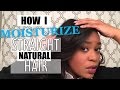 How I Moisturize my Straight Natural Hair without Reversion