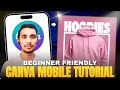 Canva Mobile Hoodie Poster Design | Full Beginner Tutorial | Shailevisuals