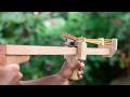 Diy Bamboo Slingshot Creations With Trigger | woodworking projects #slingshot #bamboo #trigger #toys