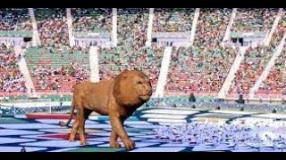 CAN 2021: Le lion 3D fait sensation à la cérémonie d’ouverture