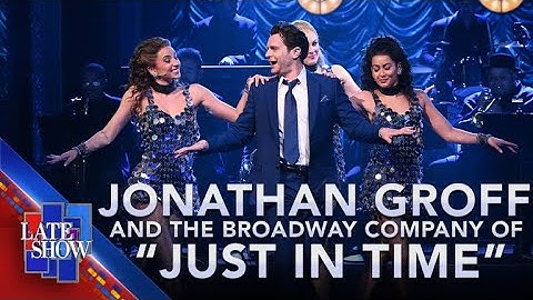 “Beyond the Sea” - Jonathan Groff And The Broadway Company Of “Just In Time” (LIVE on The Late Show)