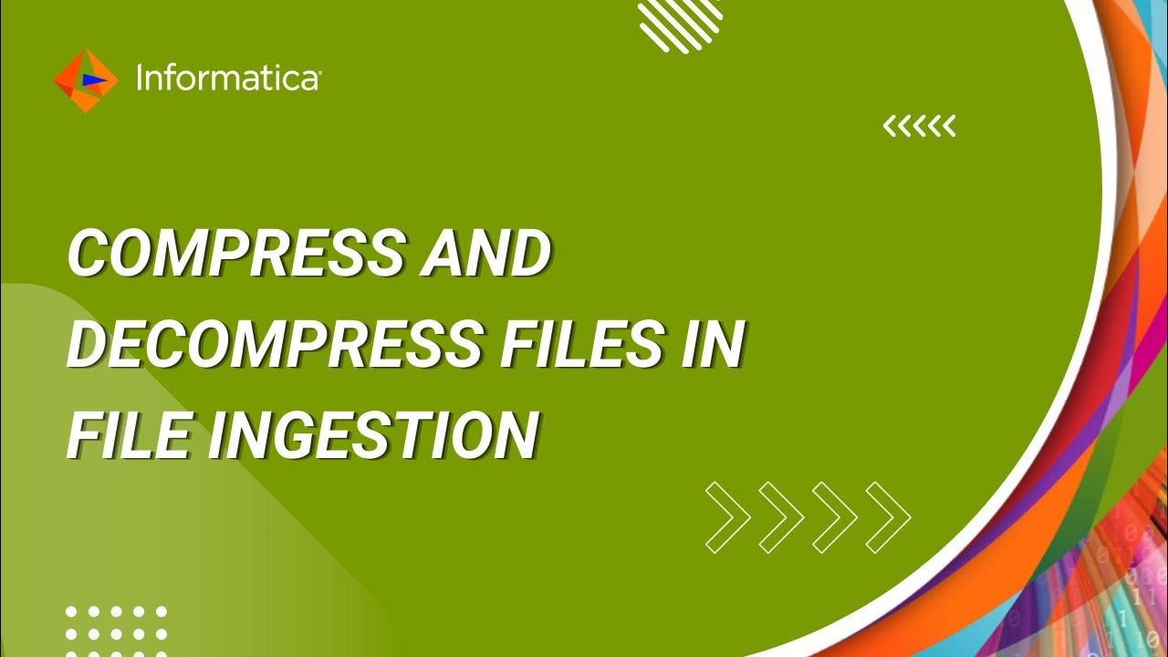 How to Compress and Files in File Ingestion YouTube