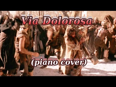 Видео: Вдоль по Виа Долороса (Via Dolorosa) piano cover