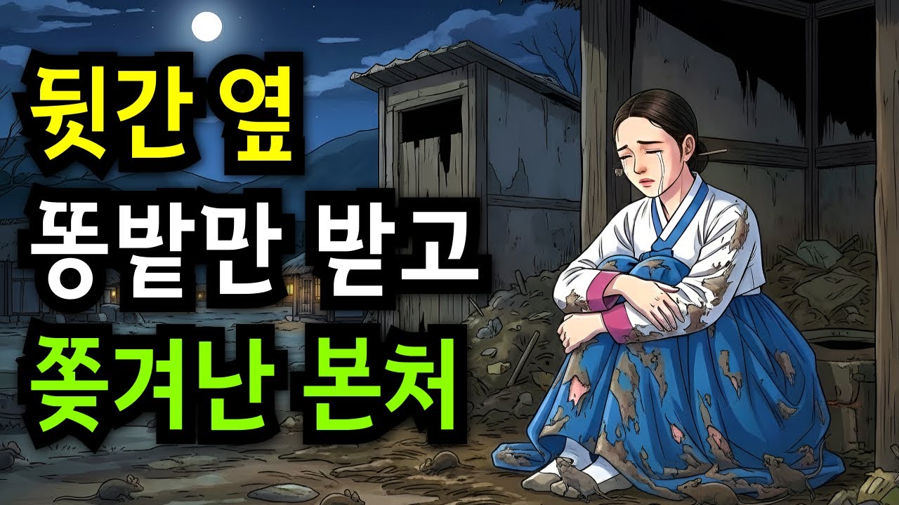 뒷간 옆 똥밭만 받고 쫒겨난 본처의 기가막힌 이야기 | 야담·민담·전설·설화·옛날이야기·불면증이야기