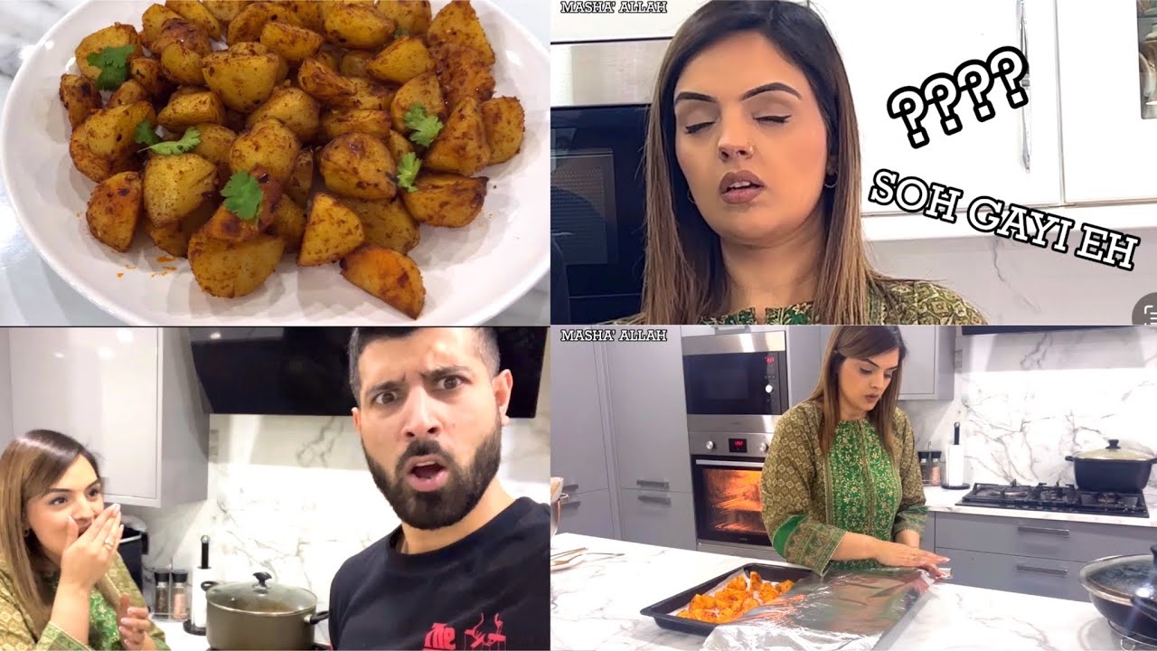 SHE FALLS ASLEEP WHILST COOKING ??