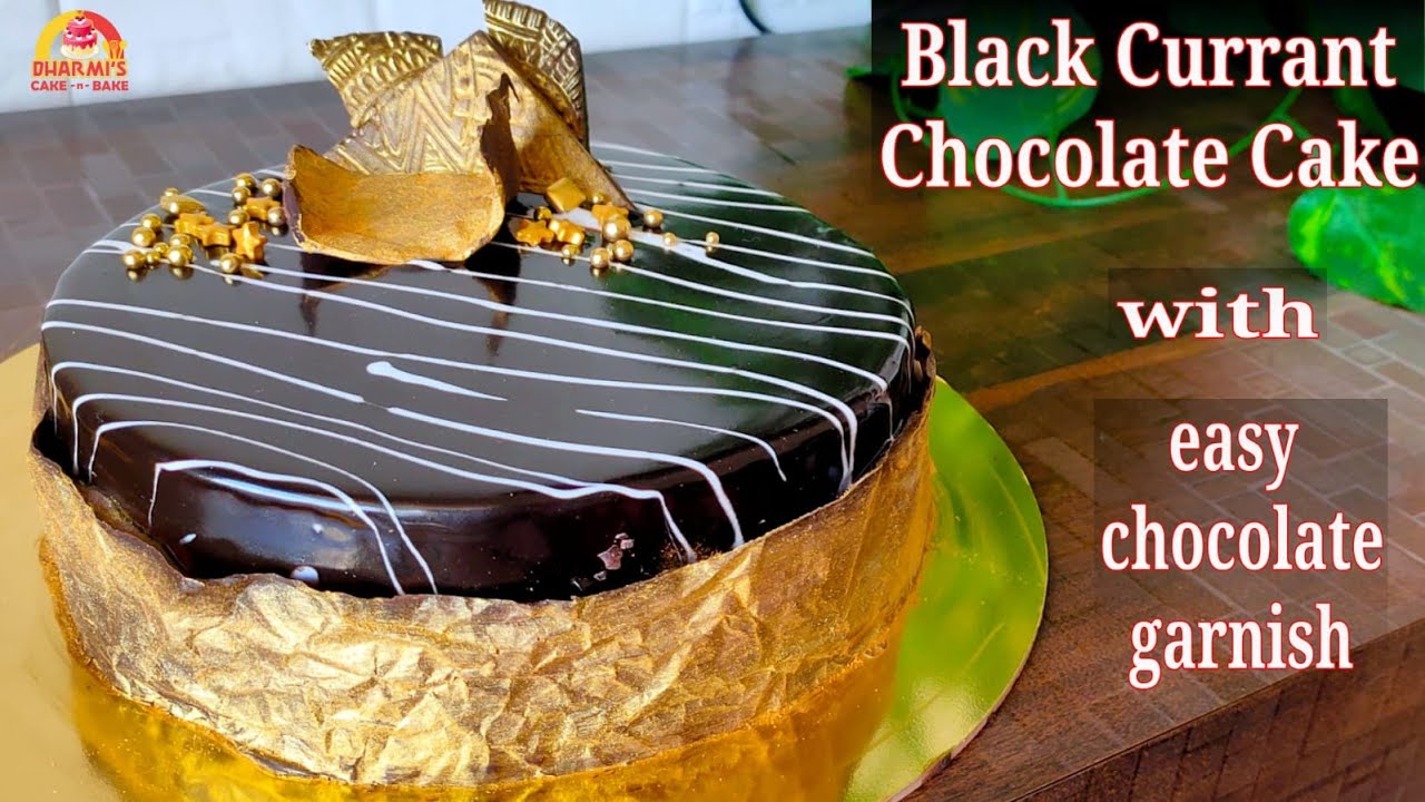 Women's Day Special Black Currant Chocolate Cake | Chocolate Glaze recipe | Mirror Glaze Cake
