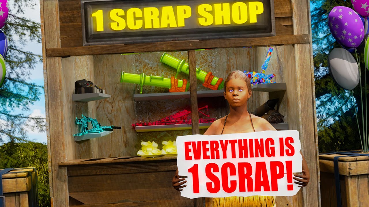 I OPENED the FIRST EVER 1 SCRAP SHOP in RUST?! (The Rust Story)