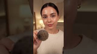 Close your eyes, let the brush sweeps do the work 🤍 #asmr #satisfying #calming #shorts