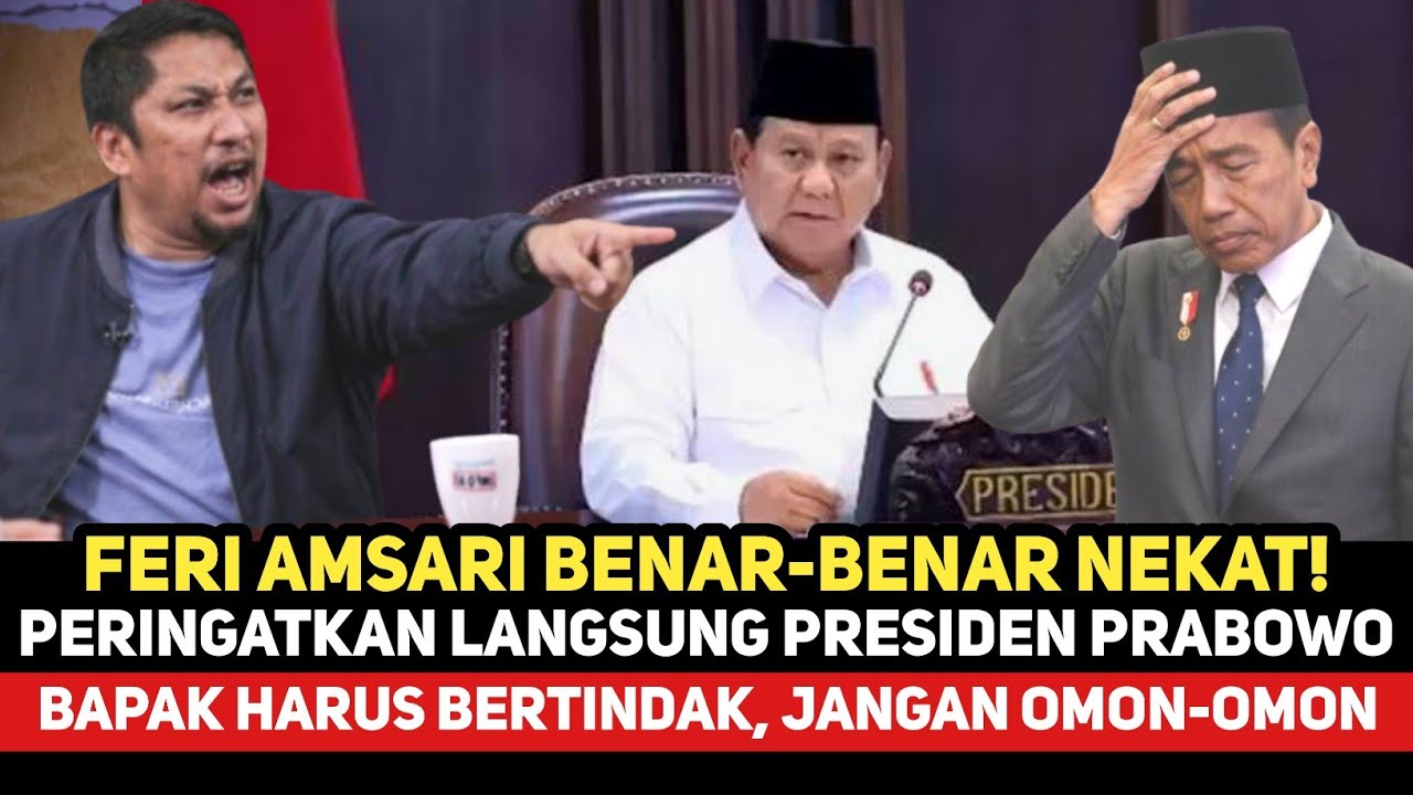 GERAM DENGAN SIKAP PRESIDEN‼️FERI AMSARI SECARA TEGAS PERINGATKAN SOAL REVISI UU KPK... 