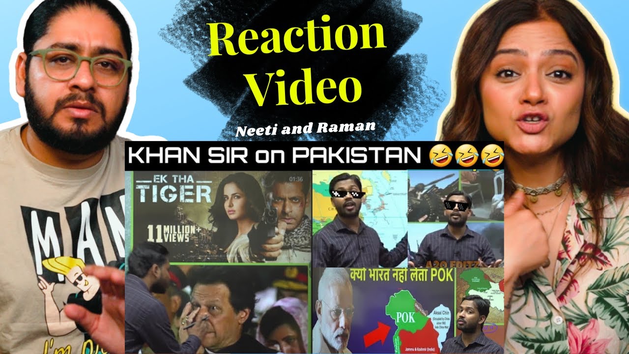 KHAN SIR on PAKISTAN 🤣🤣🤣 | KHAN SIR THUG LIFE | KHAN SIR COMEDY VIDEO | Reaction Neeti and Raman