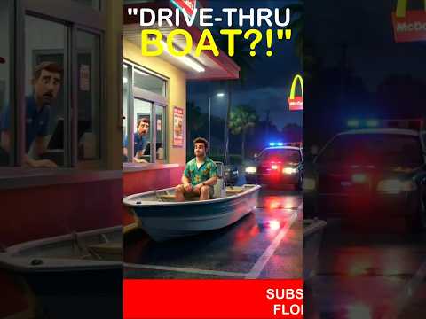 Police Find Fishing Boat At Drive-Thru Window #floridaman #funnyshorts #usa #shorts