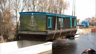 Noordwijkerhout Voorhout woonboot in nieuwe bak