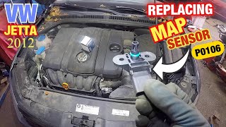 How to replace MAP sensor on VW Jetta p0106