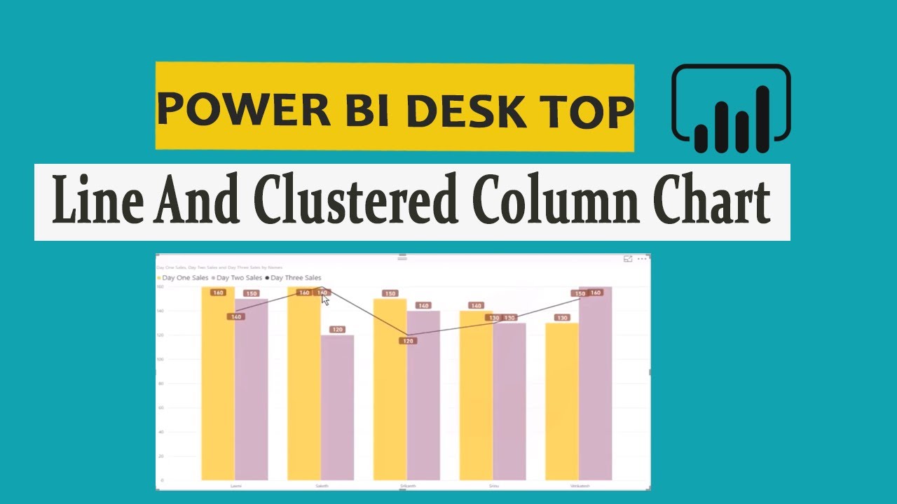 Power Bi Line And Clustered Column Chart