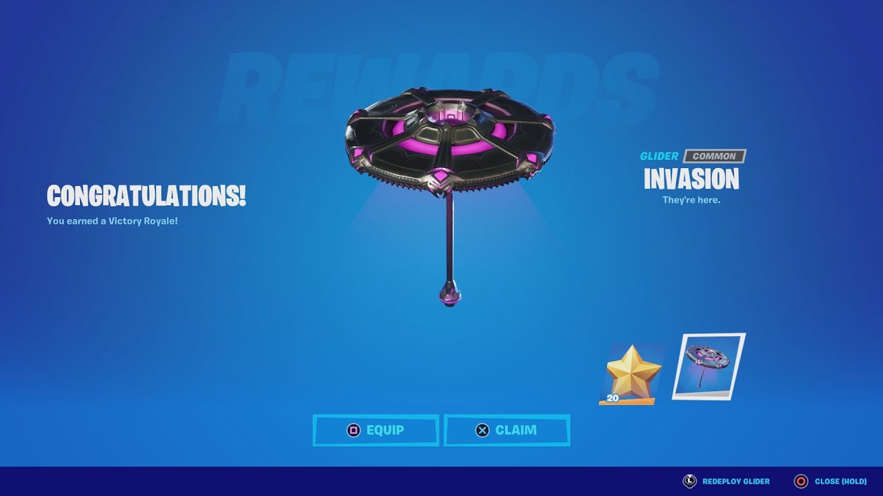 How I Won The Invasion Umbrella With Zero Kills Fortnite Season 7 Victory Umbrella Review Youtube