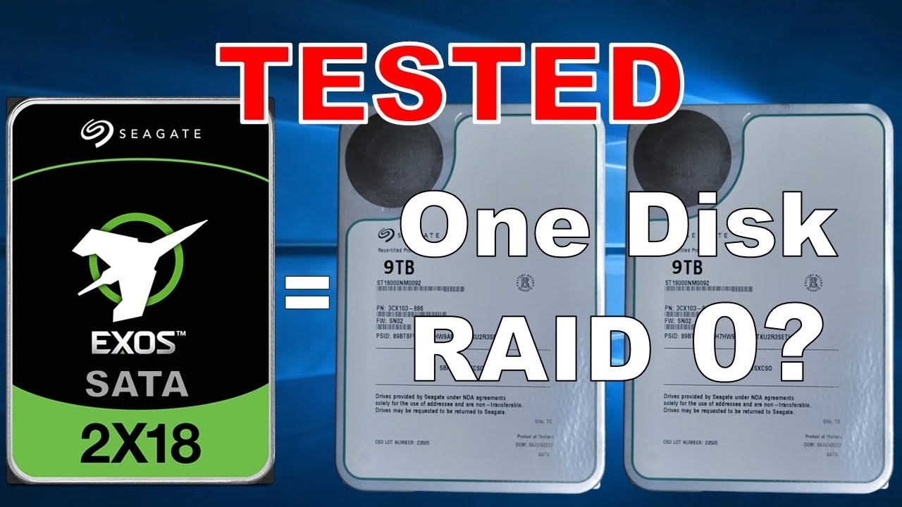 Seagate Exos Mach.2 2x18 18TB Dual Actuator SATA Hard Drive in Windows ...